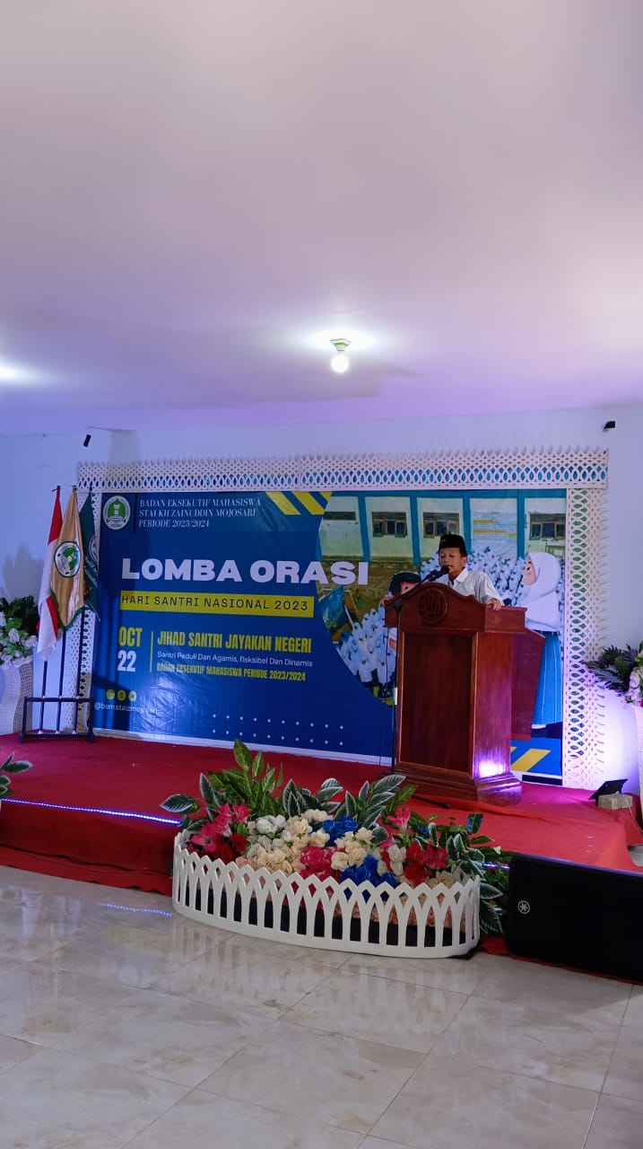 Lomba Orasi Hari Santri 2023 : Santri peduli dan agamis, fleksibel dan dinamis